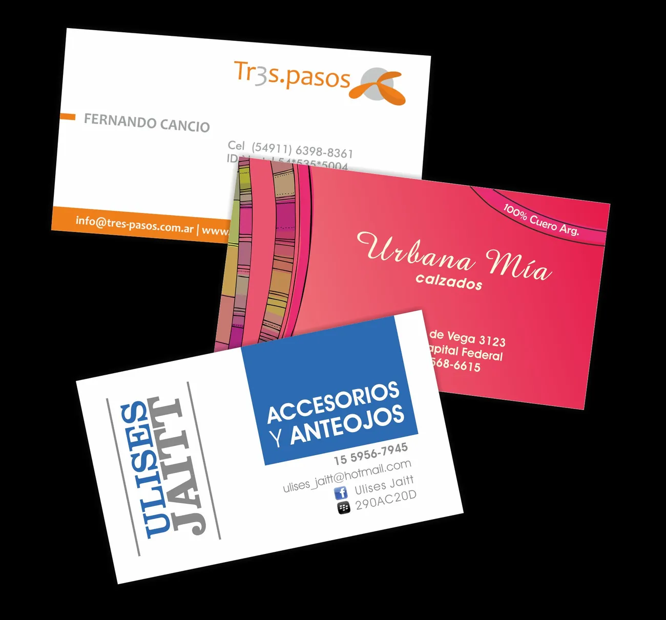 Trabajo de imprenta — Tarjetas personales